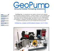 Tablet Screenshot of geopump.com